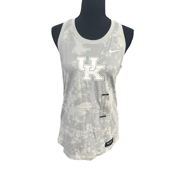 NWT! Nike Kentucky Wildcats Tonal Camo Racerback Tank Gray Top - Size Small - Picture 4 of 8